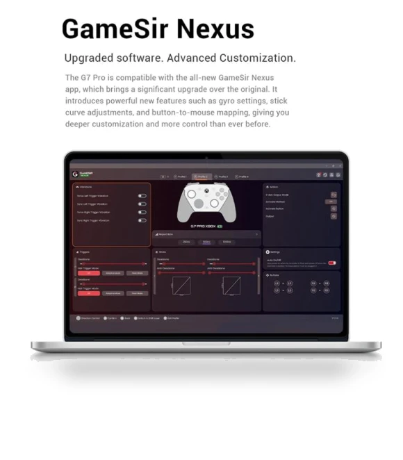 Wireless Tri-Mode Game Controller — Gamepads & Standard Controllers, GameSir