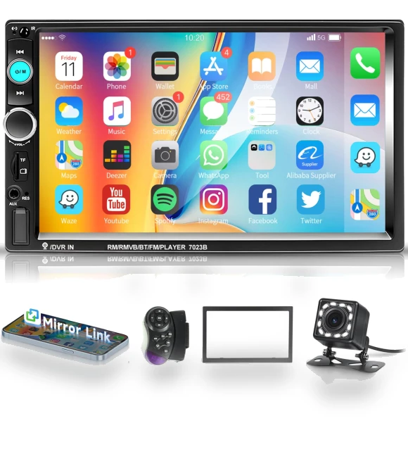 7-inch Touch Screen Car MP5 Player — Car Installation Essentials, HAYAO