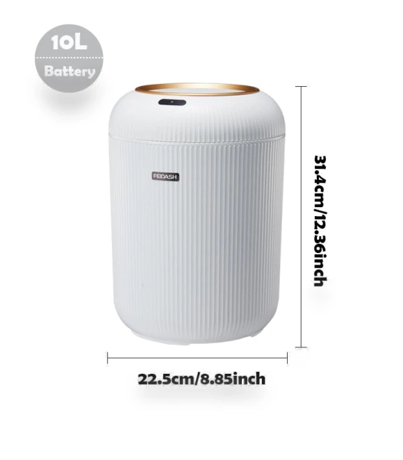 Automatic Trash Can with Lid — Kitchen Cans, Yiran bag