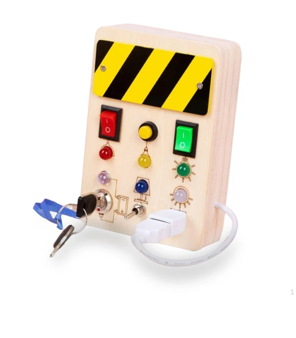 Educational Sensory Busy Board for Toddlers — Infant & Early Childhood Playthings, Handy Hobbies