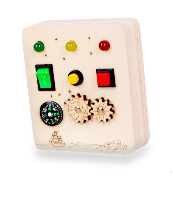 Educational Sensory Busy Board for Toddlers — Infant & Early Childhood Playthings, Handy Hobbies