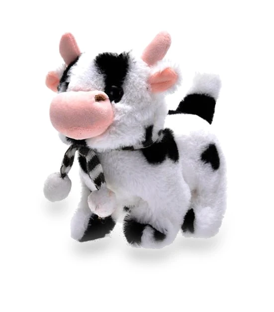 Electric Plush Toy Walking Interactive Cow — Interactive, Party&Festival Supplies