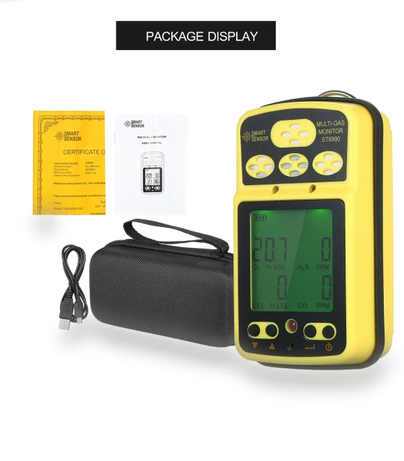 Multigas Monitor — Gas Analyzers, Zeblaze