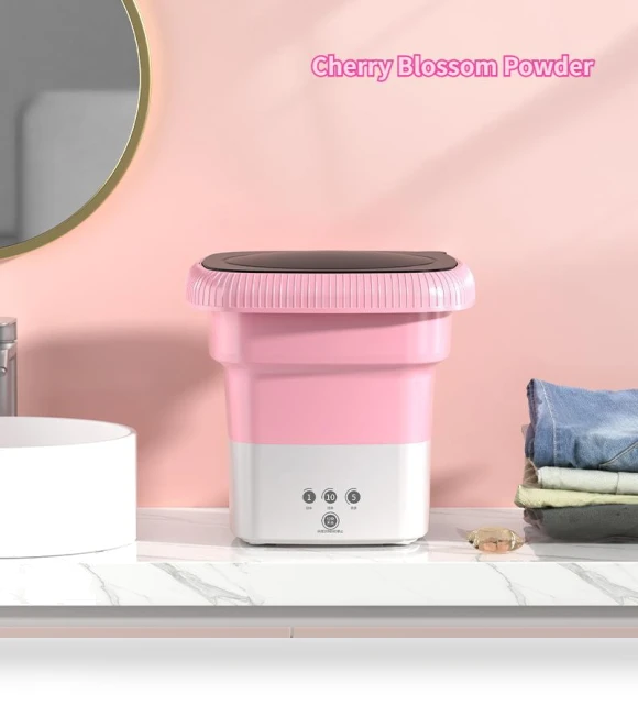 Portable Foldable Mini Washing Machine — Compact Washing Solutions, XK&CC