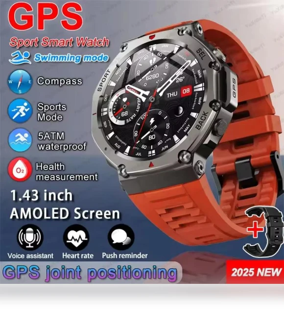 Premium Military Smart Watch — Smartwatches, SAMS Online