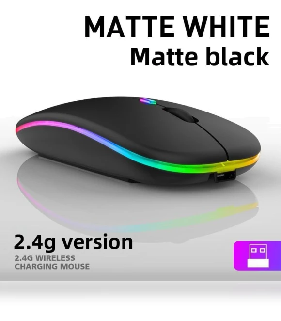 Rechargeable Wireless Bluetooth Mouse — Mouse Pads, Home Whispers
