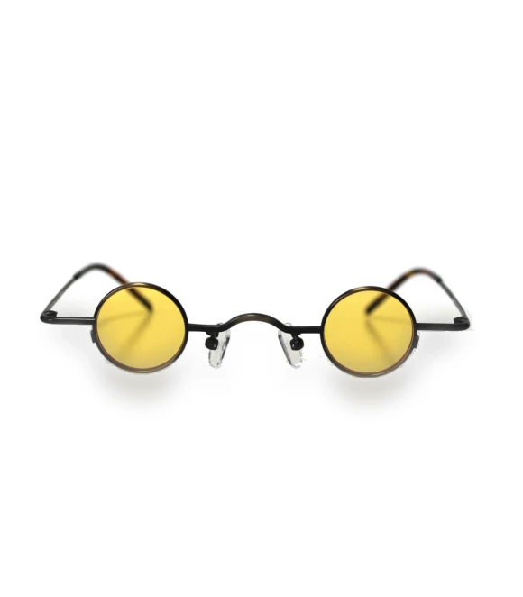 Round Steampunk Kishibe Rohan Sunglasses — Eyewear Collection, Nippon-Mart