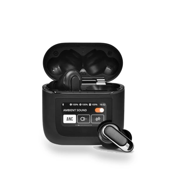 Smart Headphones with Touch LCD Screen — Over-Ear Headphones, Junmaocun