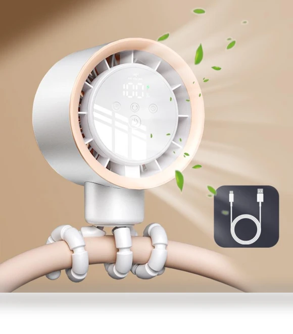 Smart Oscillating Stroller Fan — Stroller Fans, Sugar In