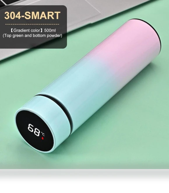 Smart Thermos with Temperature Display — Travel Drinkware, JMN E-commerce