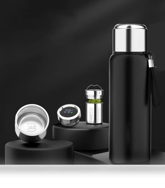 Smart Vacuum Insulated Thermos Mug — Beverage Warmers, Xiao Home