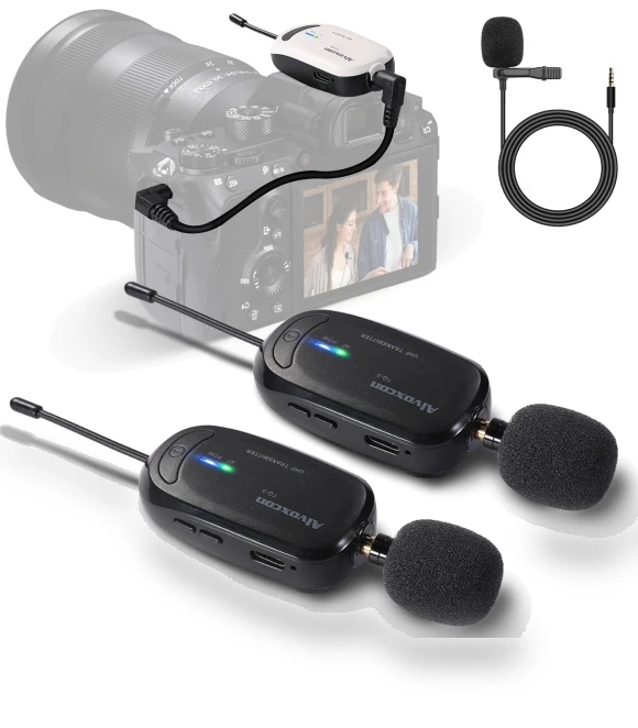 Wireless Camera Microphone Set — Camcorder Accessories, HAYAO