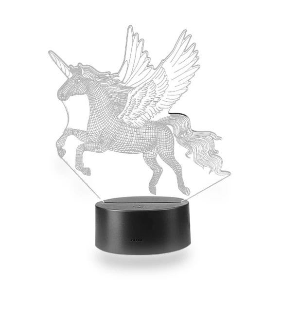 3D Illusion LED Lamp — Creative Lighting Solutions, Kitchen Home