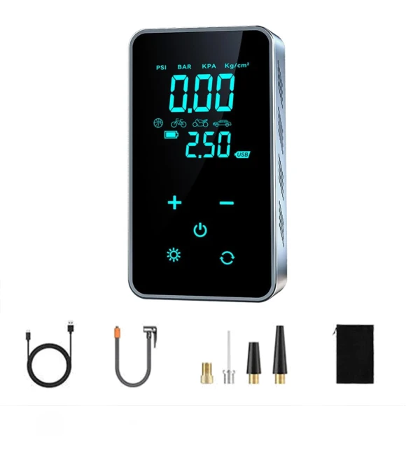 Car Tire Pump with LED Emergency Lights — Tire Inflation Solutions, China Knife