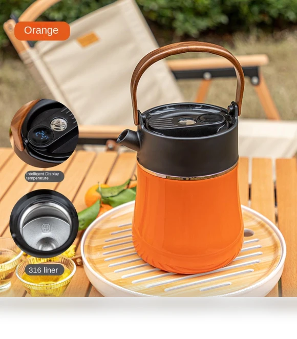 Insulated Ceramic Tea Kettle — Kettles & Tea Machines, Binchi Fitness