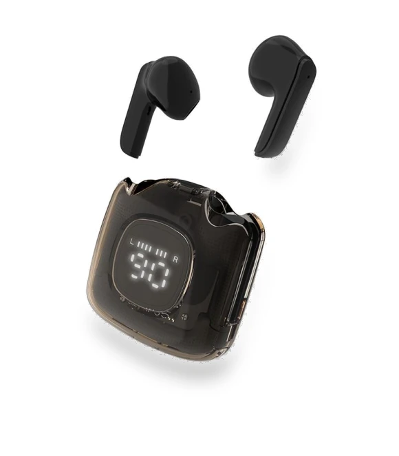 Magnetic Bluetooth Earbuds with Digital Display — In-Ear Headphones, Junmaocun