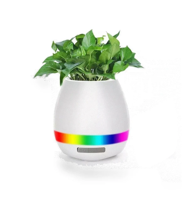 Musical Speaker in Flower Pot — Portable Audio, Cosy Homes