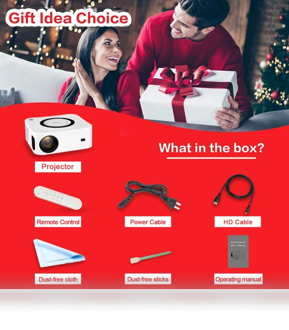 Portable 5G WIFI Smart Home Projector — Home Theater Projectors, Vivicine