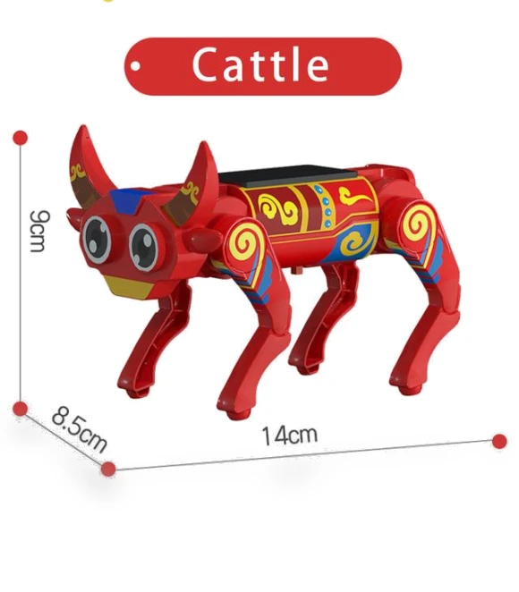 Quadruped Bionic Smart Robot Toy — Solar Power, Fangokv