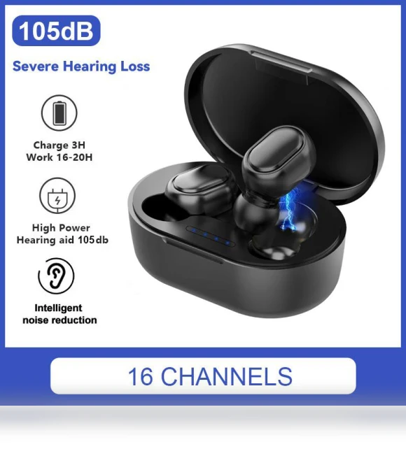 Rechargeable Hearing Aid — Hearing Amplifiers, Laiwen
