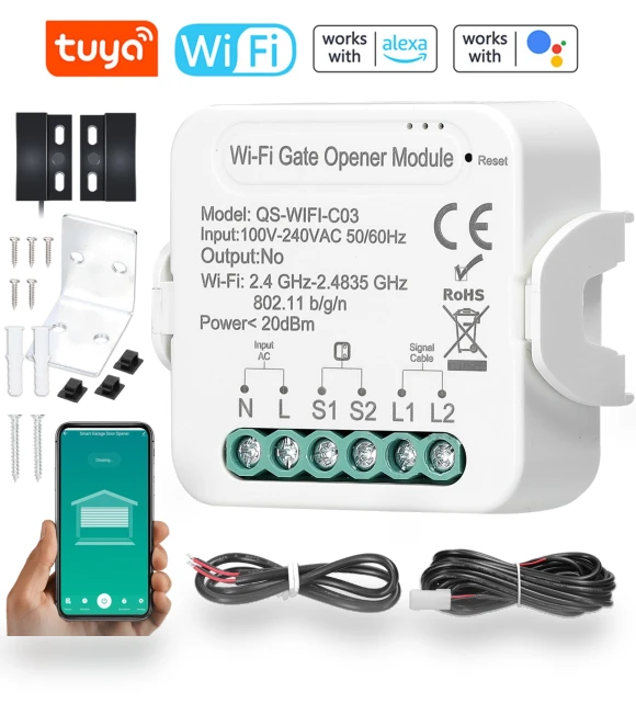 Smart Gate Opener Controller — Smart Home Hubs & Controllers, Meterk