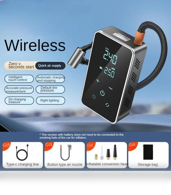 Smart Touch Wireless Air Pump — Tire Inflation Solutions, Carsun