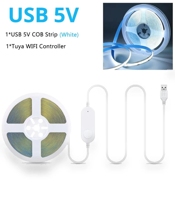 Smart Wi-Fi COB LED Strip Light — LED Strips, Rybakov Home Lighting