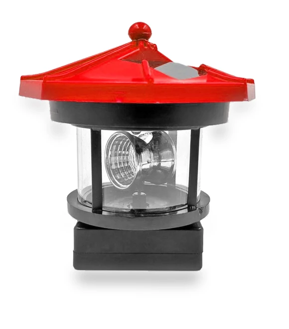 Solar LED Beacon Light — Garden Illumination, Warm home textiles