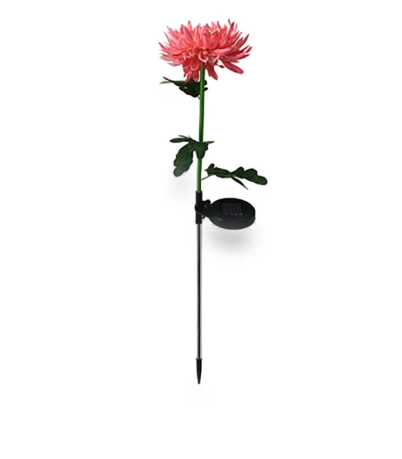 Solar Light LED Chrysanthemum Flower Garden Light — Garden Illumination, Smart Mouse