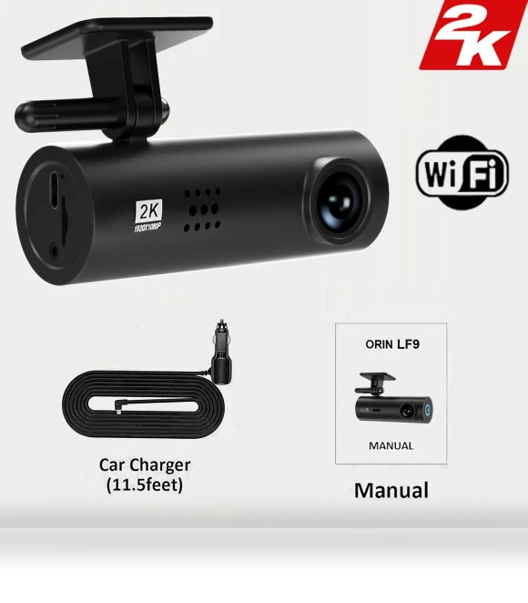 2K HD WIFI DVR Car Dash Cam — Rearview Cameras for Cars, LIAESMART