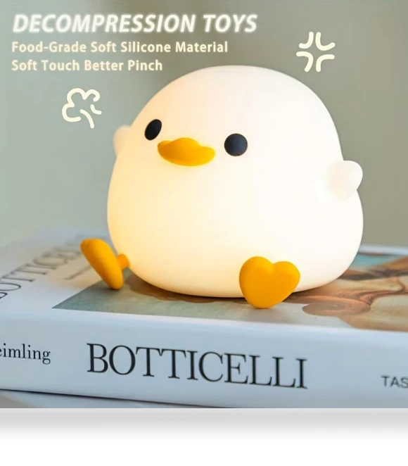 Cute Duck Silicone Night Light — Night Lights, Great3C
