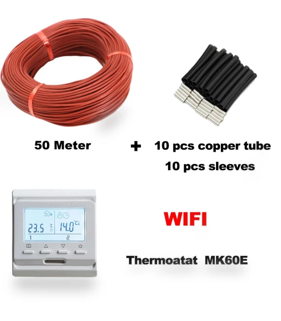 Heating Cable and Smart Thermostat Set — Smart Climate Control, Minco Electronics