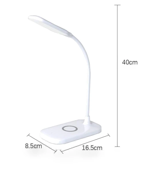 LED Desk Lamp with Wireless Charger — Study & Desk Lighting, Binchi Lighting Appliances