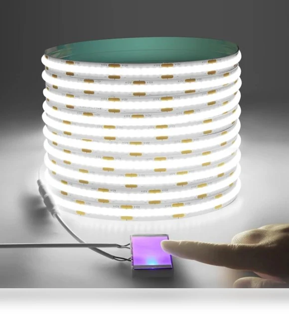 LED Vanity Mirror with Touch Sensor — Handheld, Rybakov Home Lighting