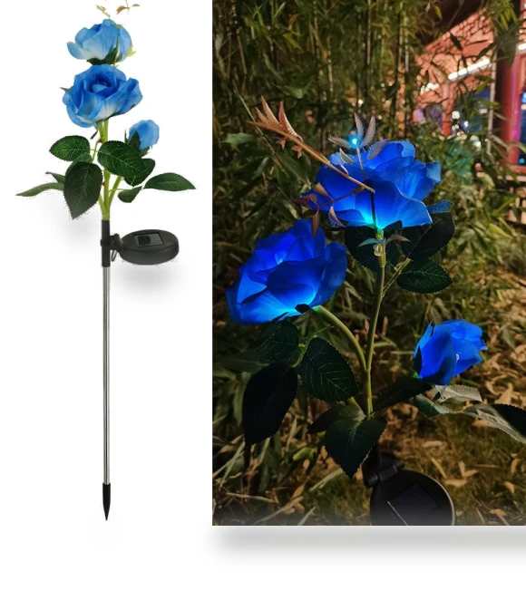 Outdoor Solar Light with 3 LEDs — Garden Illumination, Smart Mouse