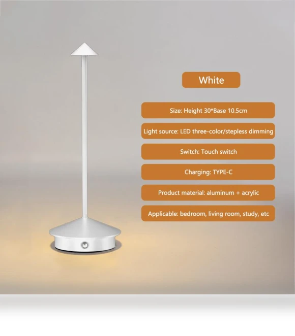 Rechargeable LED Desk Lamp — Study & Desk Lighting, Binchi Lighting Appliances