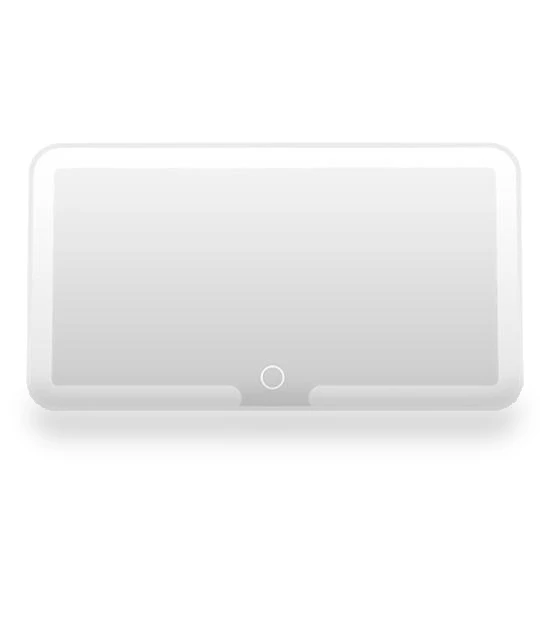 Rechargeable Touch Makeup Mirror with LED Lighting — Handheld, Elberta