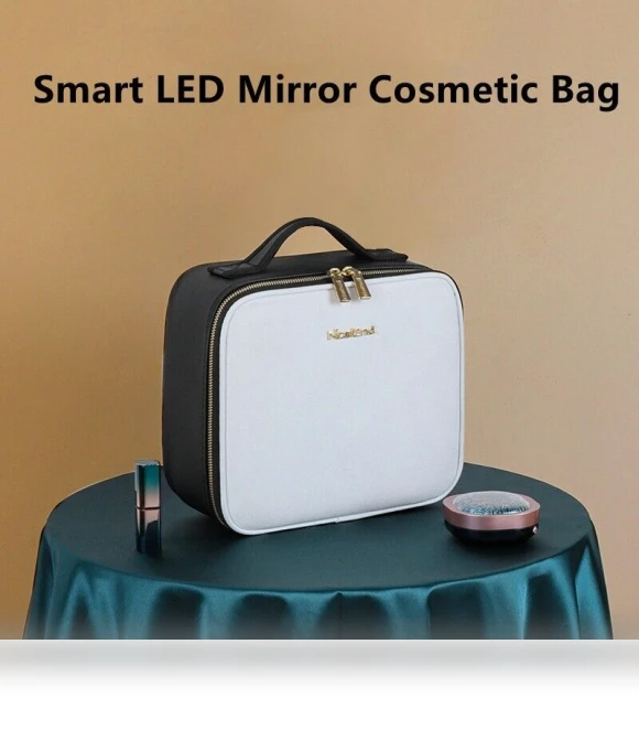 Smart LED Cosmetic Bag with Mirror — Cosmetic Cases, Makeup Kits