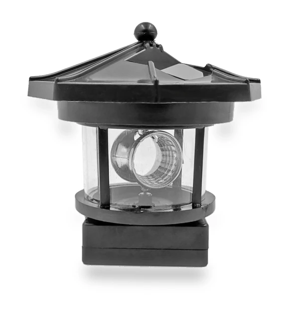 Solar LED Beacon Light — Garden Illumination, Warm home textiles