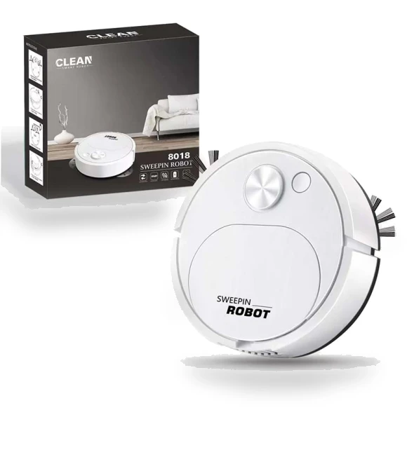 Sweeping Robot with USB Charging — Smart Cleaning Robots, Trendy Accessorie
