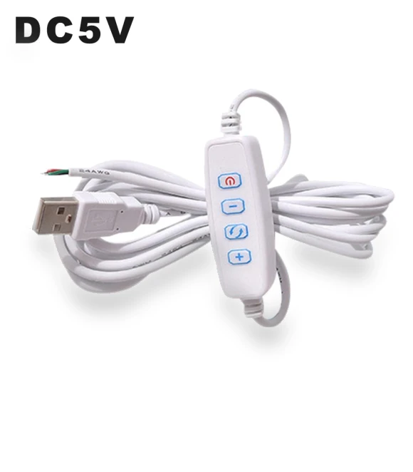 USB LED Dimmer Cable — Study & Desk Lighting, HTH LED Lighting and Power Adapter