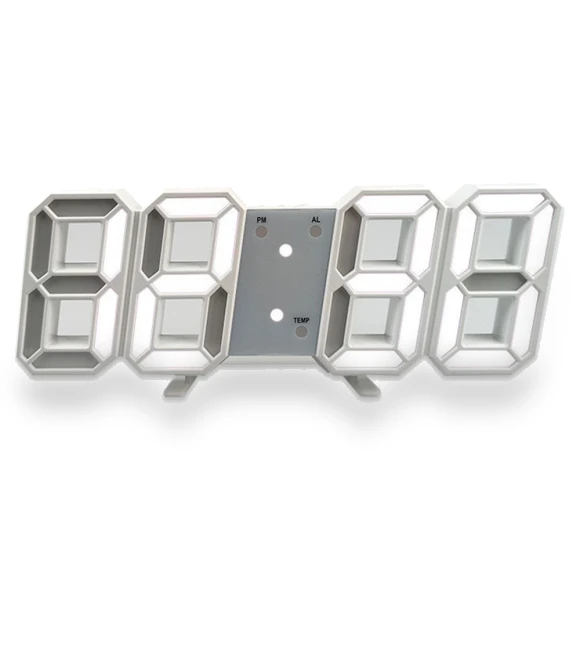 3D Mini LED Digital Wall Clock — Clocks, Lighting Life Hub