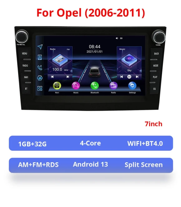 7-inch Android 13 Car Stereo — Stereo Receivers, NAVIGUIDE Car Life