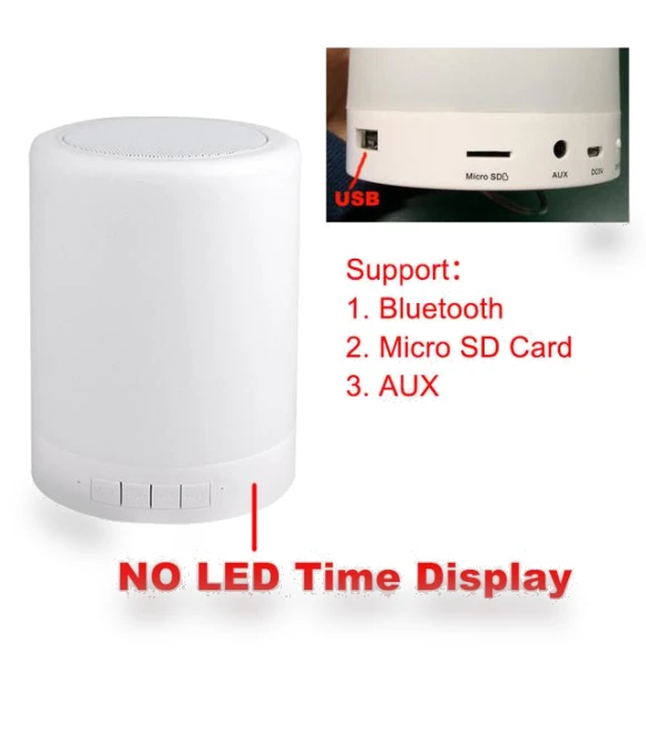 Bluetooth Speaker Night Light — Night Lights, Clock-Mall
