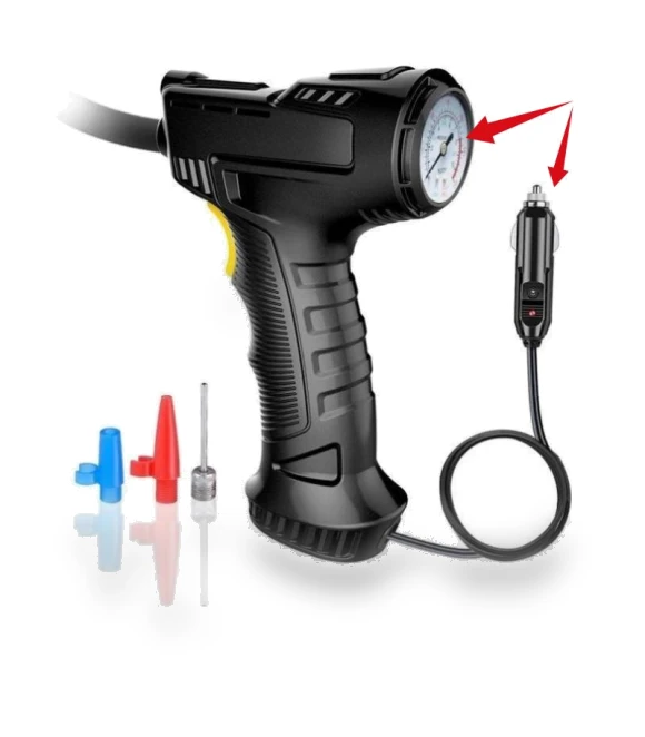 Car Tire Pump and Pressure Monitor — Pressure Gauges, Taremid