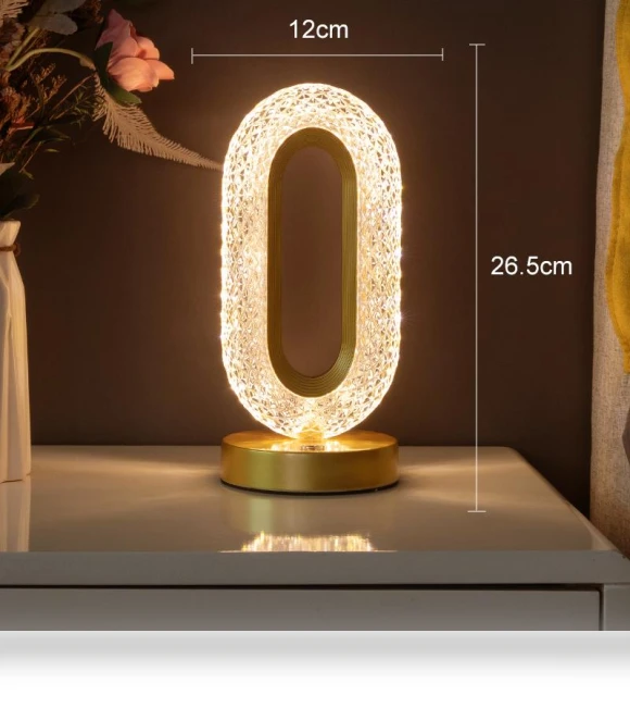 Crystal LED Desk Lamp — Desk & Table Lighting, Binchi Lighting Appliances