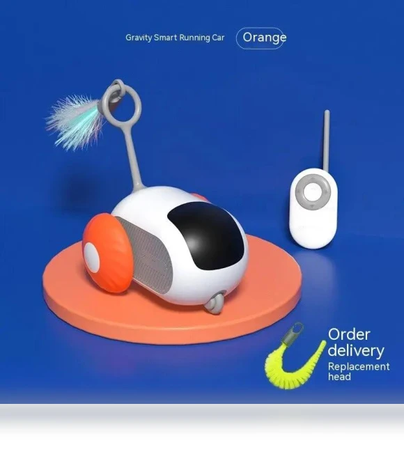 Interactive Smart Toy Car for Pets — Interactive Animal Companions, Young Time