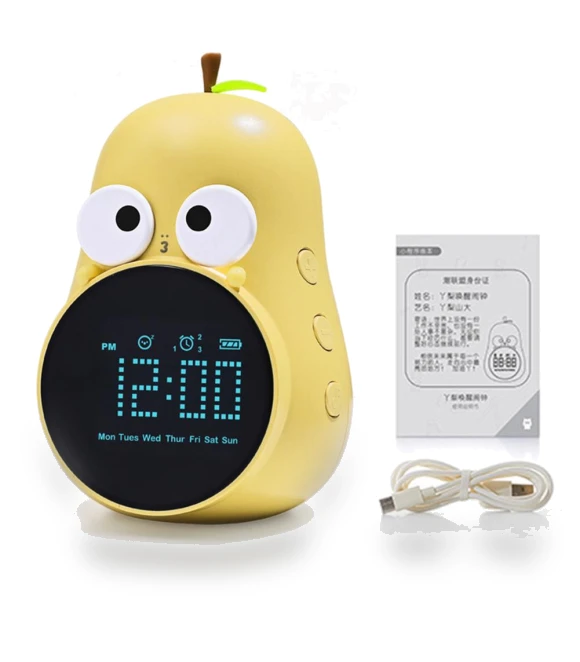 Smart Alarm Clock with Cute Cartoon — Alarms & Clocks, BC-Warm Home