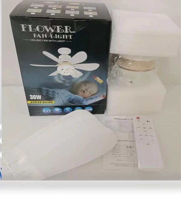 Smart Flower-shaped Fan — Ceiling Fans, Crown Global