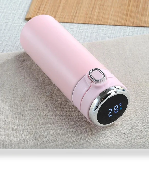Smart Temperature Display Stainless Steel Insulated Cup — Beverage Warmers, Cosy Homes